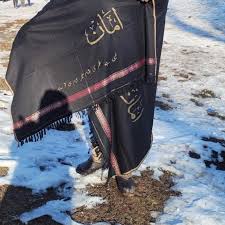 Custom Name Winter Shawls|Black 5